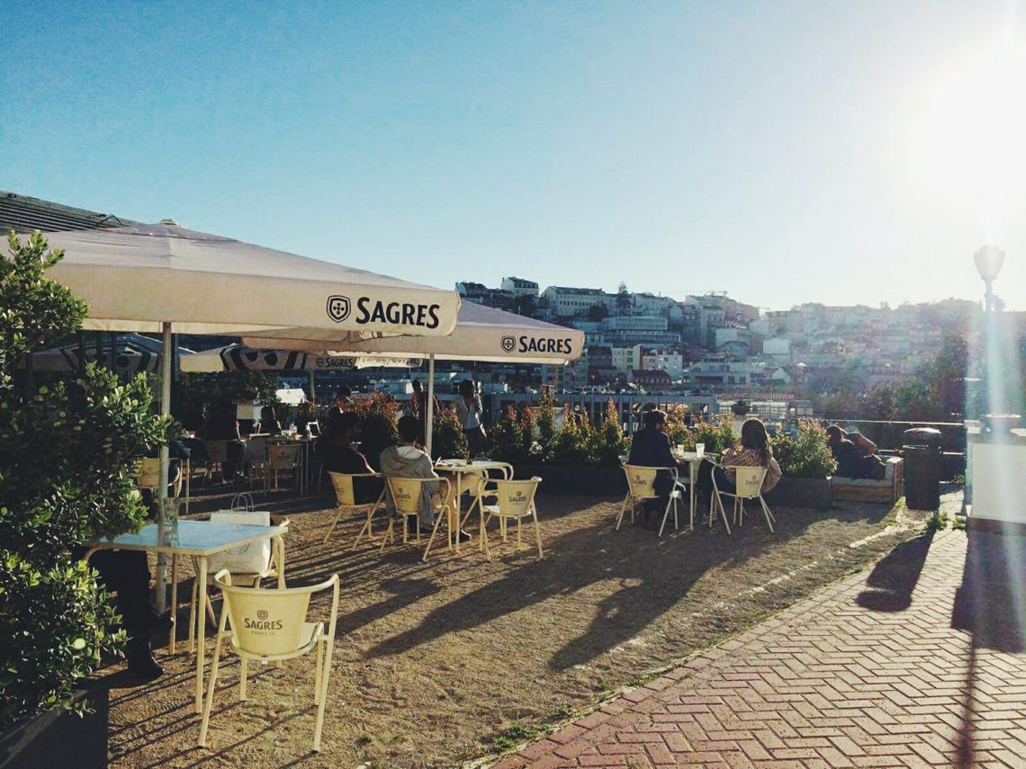 Banana Cafe at Torel Garden Beautiful rooftop in Lisbon Lisbon City