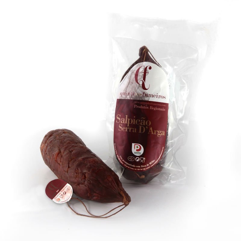 salpicao - traditional smoked sausage from portugal