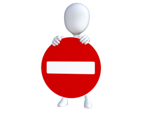 No entry picto