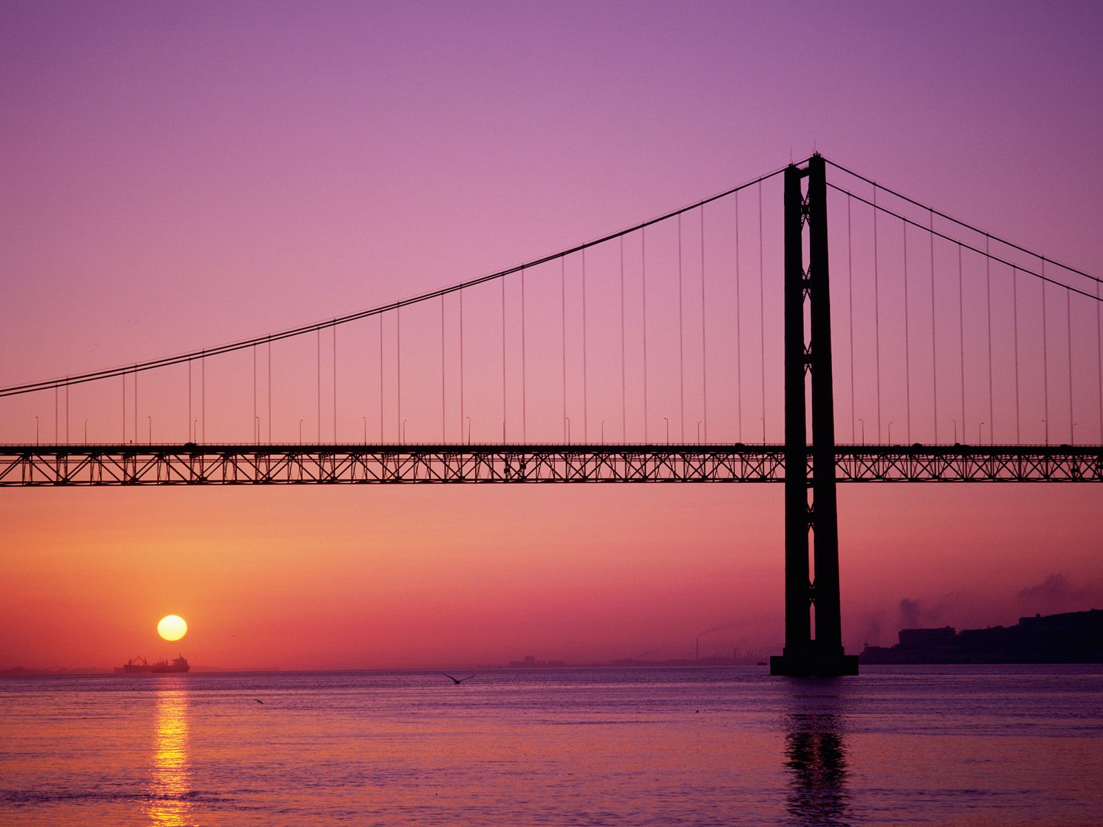 April 25th Bridge during sunset  Lisbon  Lisbon  City Guide