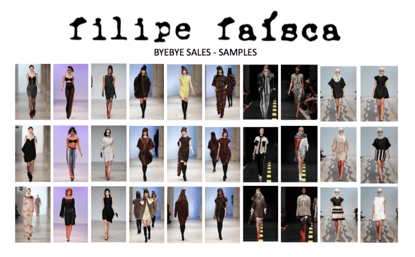 Filipe Faisca - Portuguese fashion Designer - Sample Sales